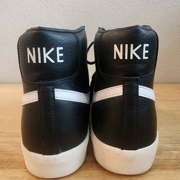 Nike Mens Blazer Mid \'77 Shoes Sneakers BQ6806-002 Vintage Black White Size 12